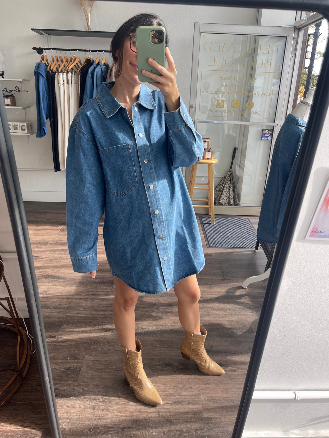 Your Boyfriends Denim Shirt/Dress