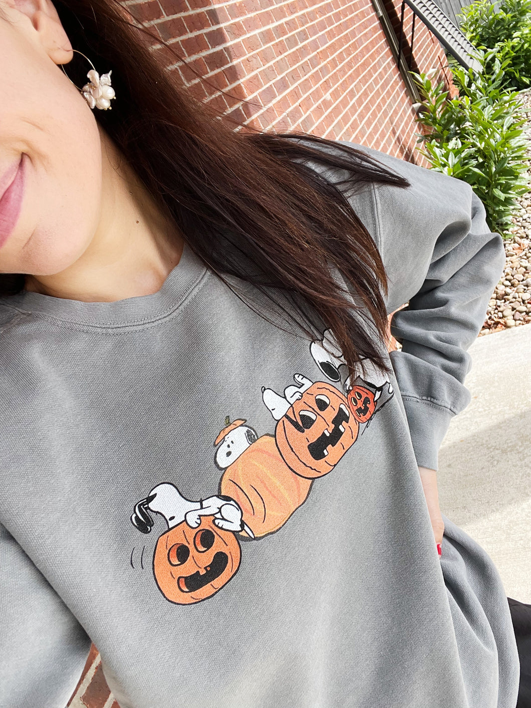 Snoopy's Pumpkin Sweatshirt