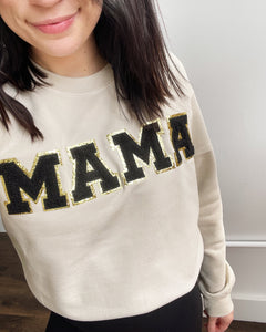 Varsity Patch Mama Sweatshirt