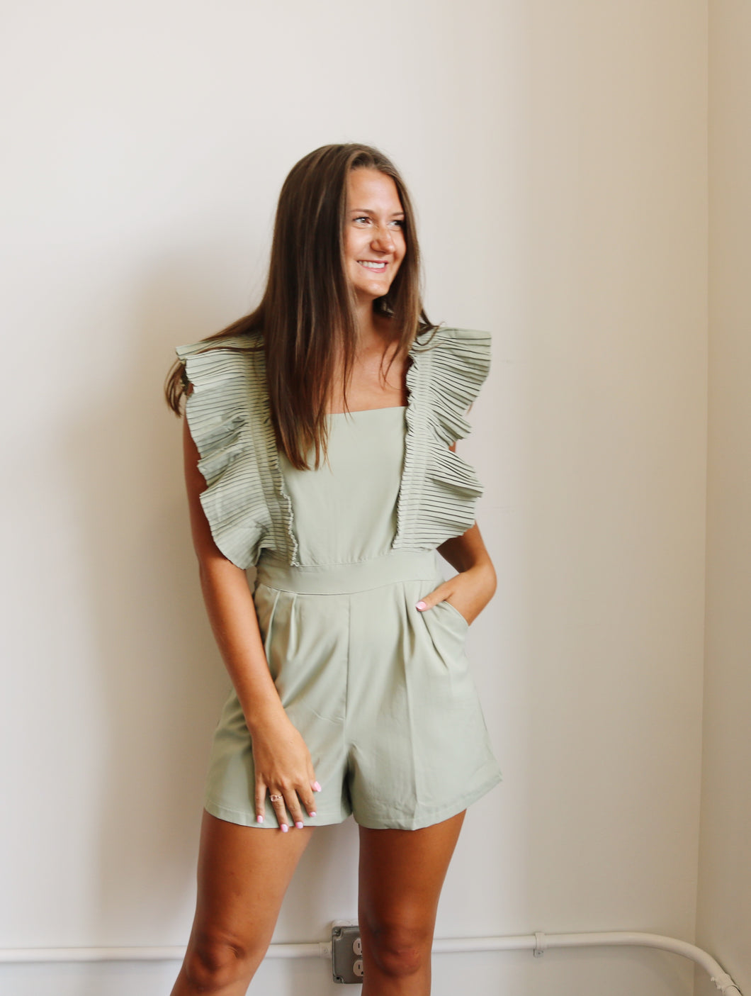 Mint to Be Romper